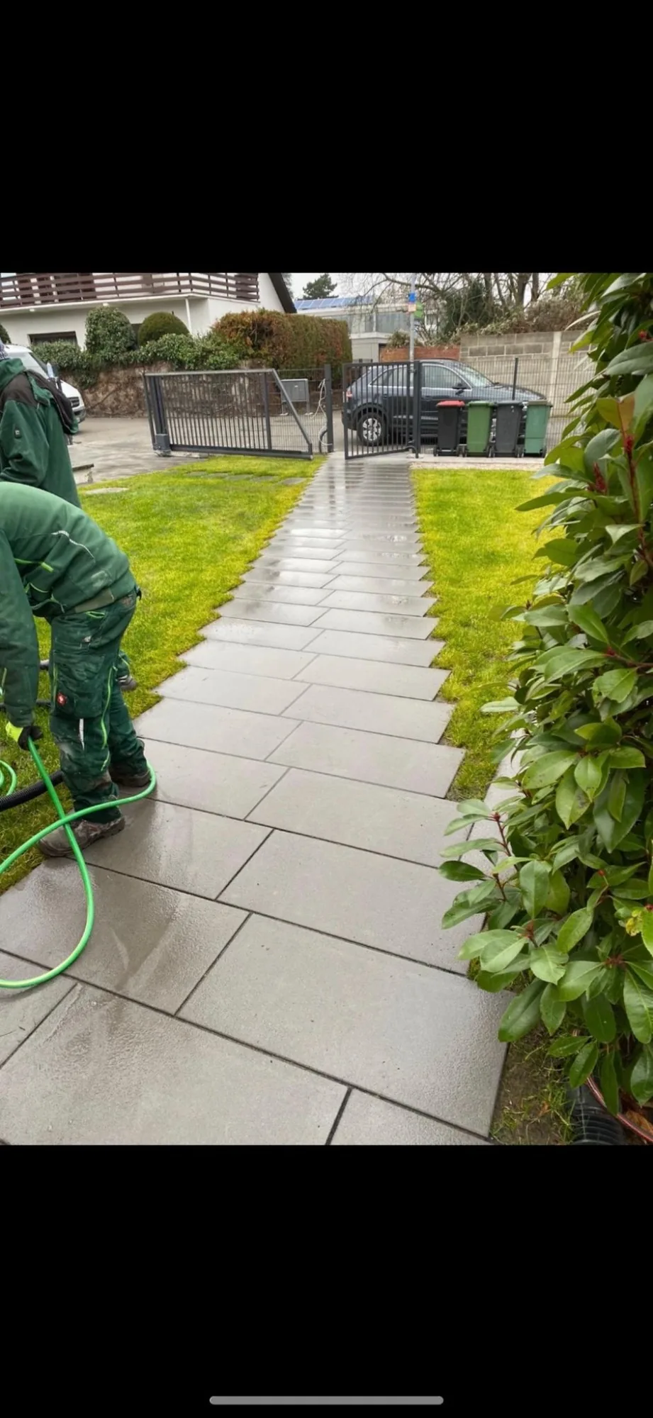 Einblick in die Garten- und Landschaftsbauarbeiten von Alkis